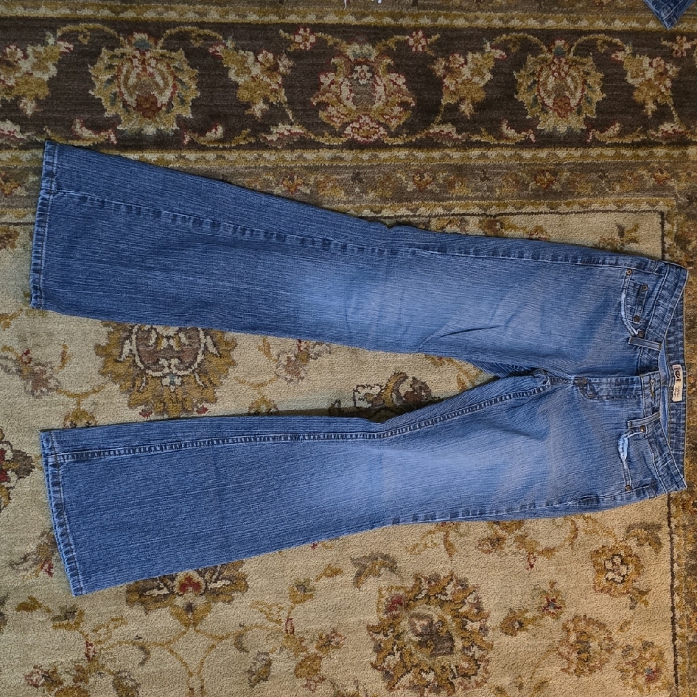 LEI Blue Straight Leg Jeans Classic Style